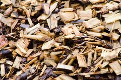 White pine bark is the best organic mulch