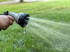 A garden hose is required to keep your garden well and consistenly watered