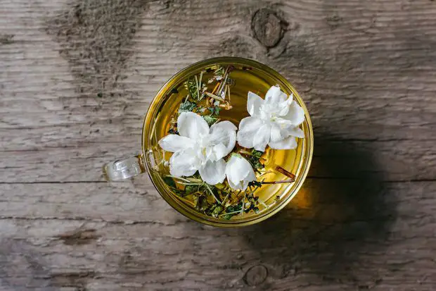 Indulge in the pure essence of jasmine tea, a fragrant brew that embodies purity and offers a soothing and refreshing experience